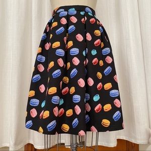 Macaron Print Skirt - Macaroon Print